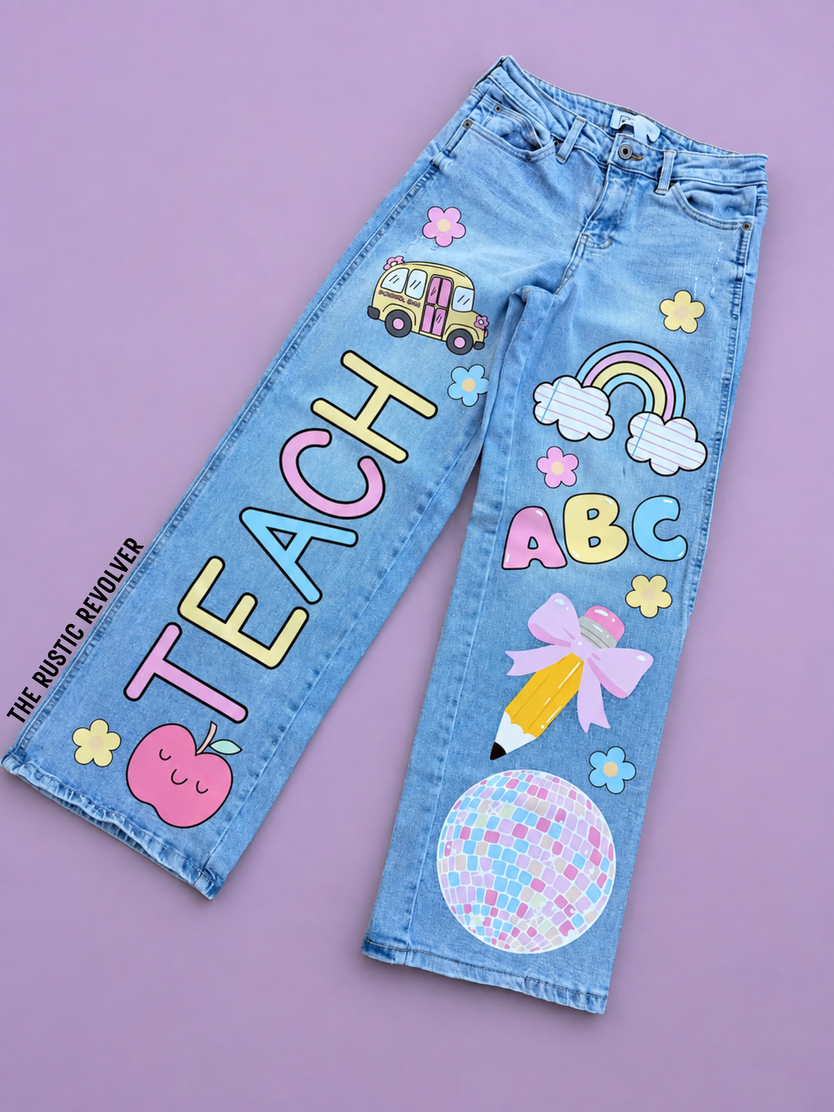 Pastel Teacher Denim