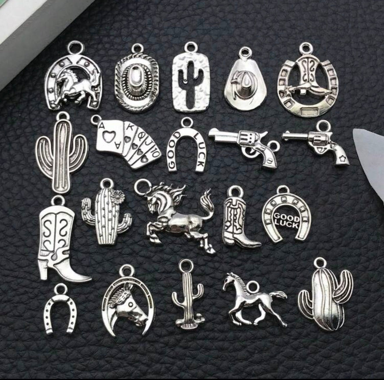 Silver Western Charms