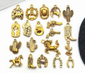 Gold Western Charms