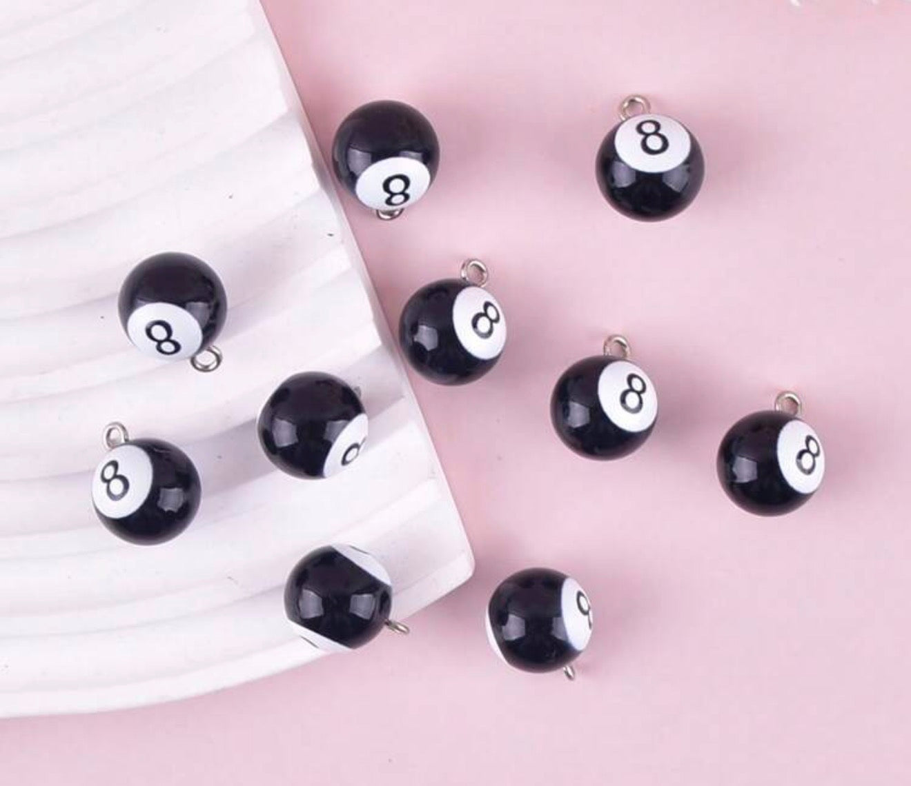 Eight Ball Charms
