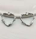 Barb Wire Heart Charm