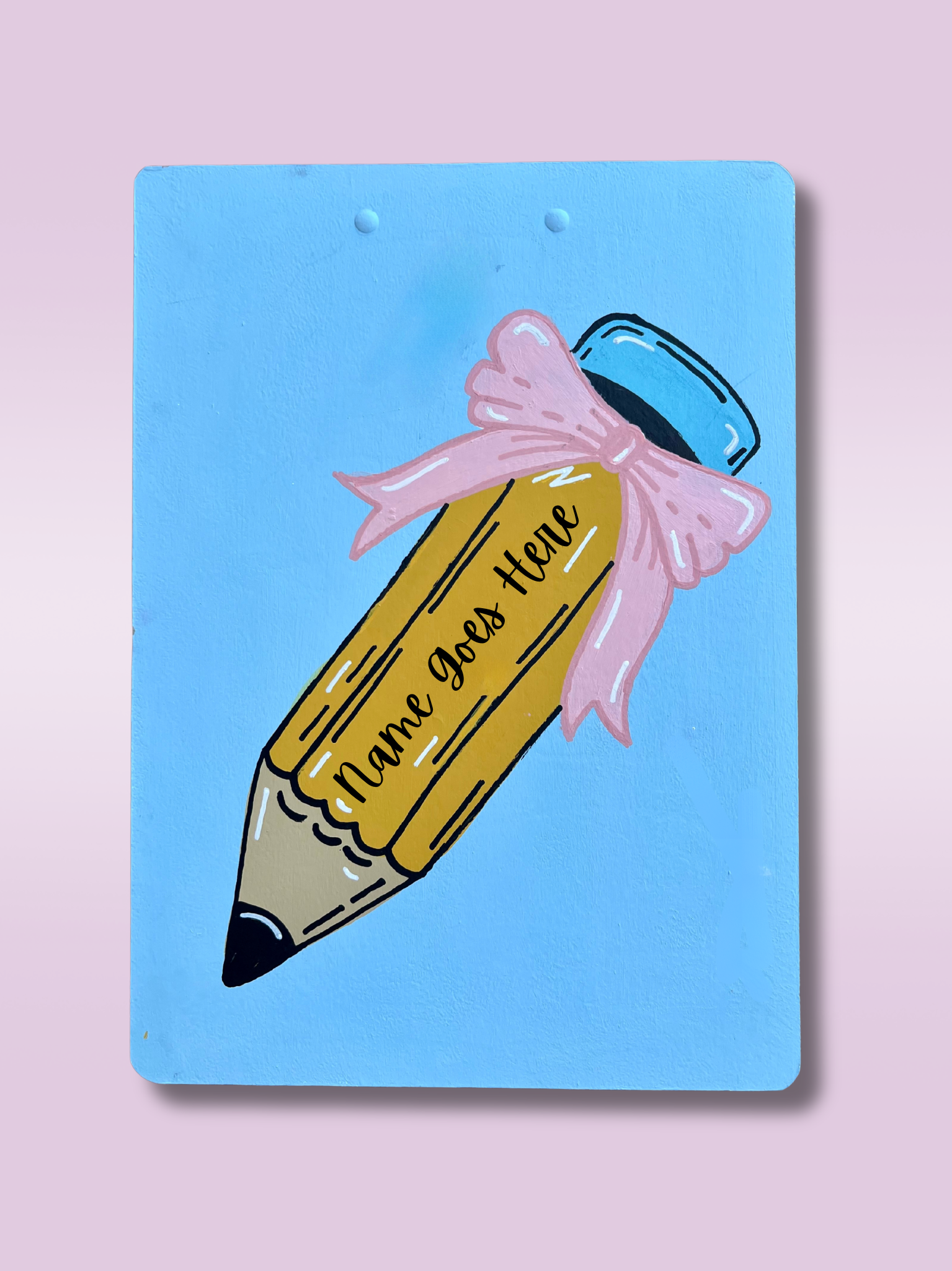 Coquette Hand Painted Clipboard