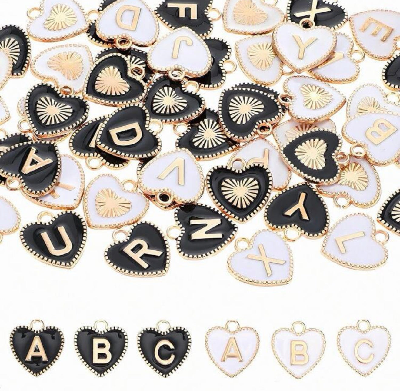 Letter Hearts