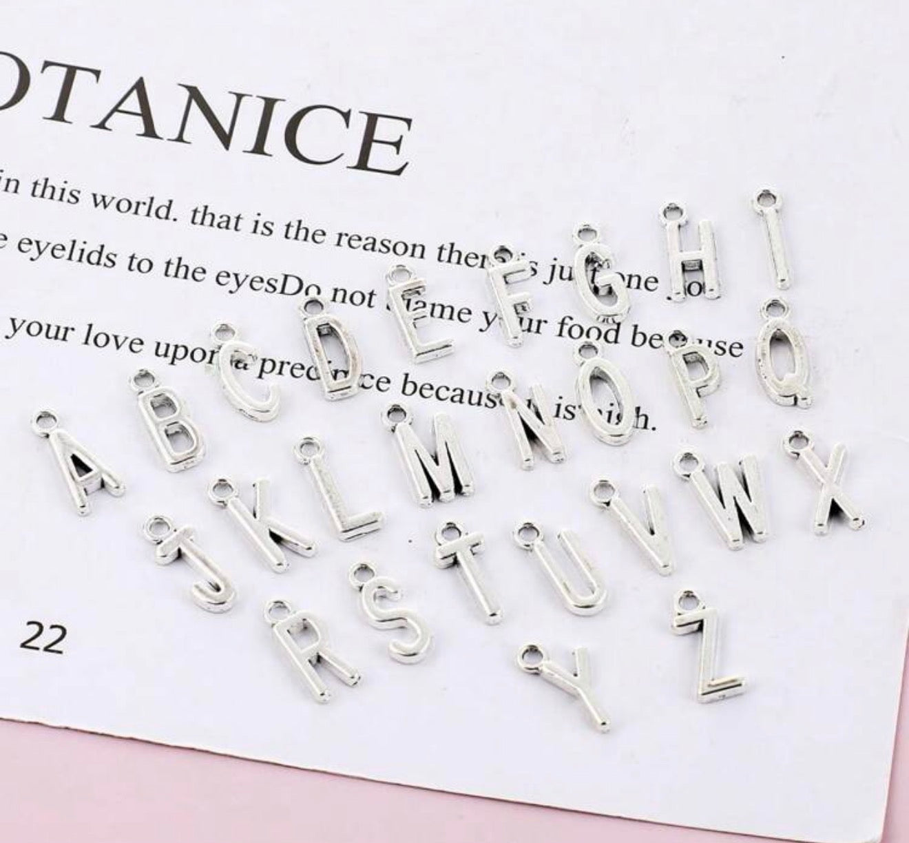 Letter Charms