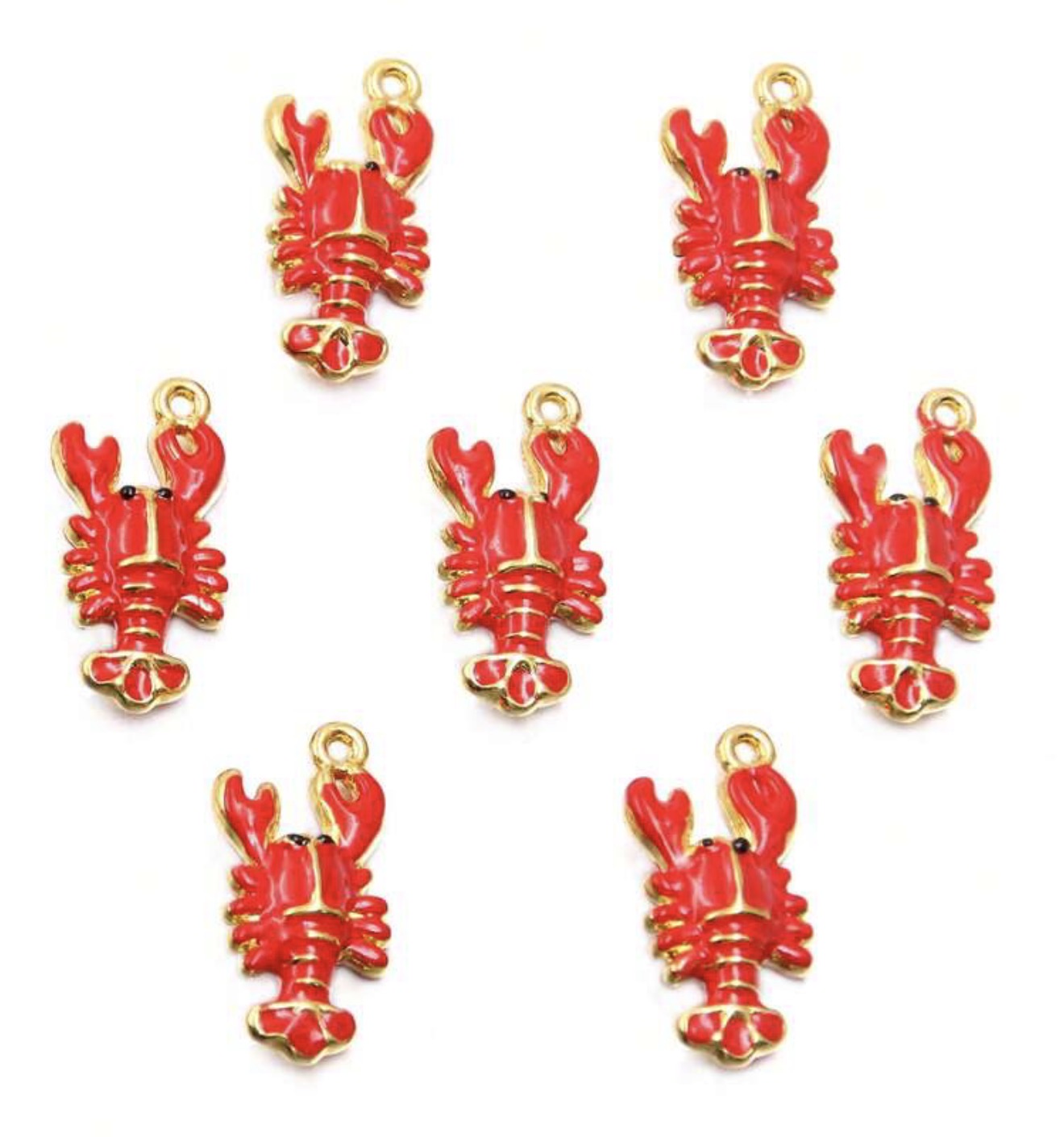 Enal Filled Crawfish Charm