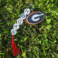 CUSTOM Name + Mascot Keychain