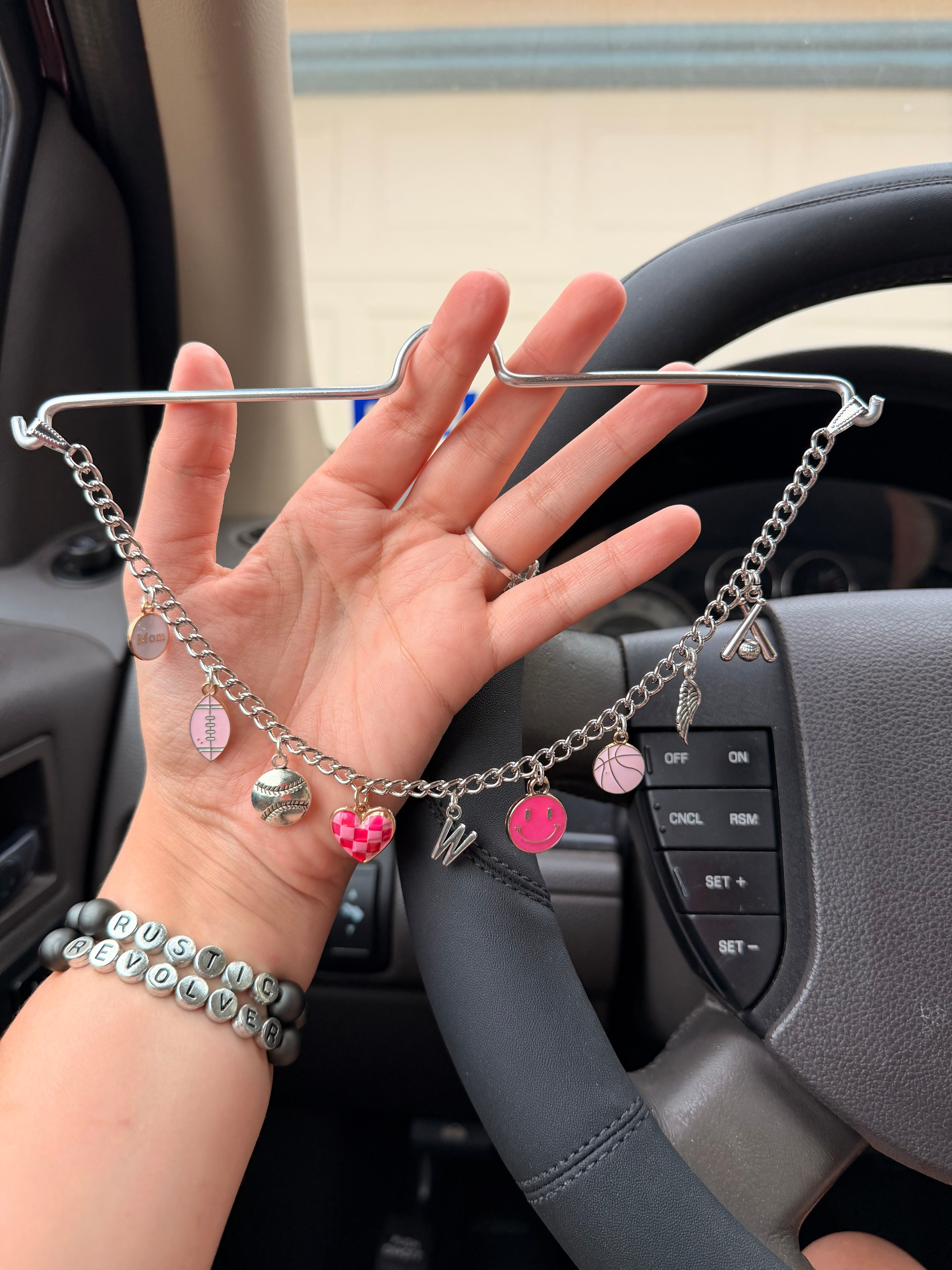 Rearview Mirror Car Charm
