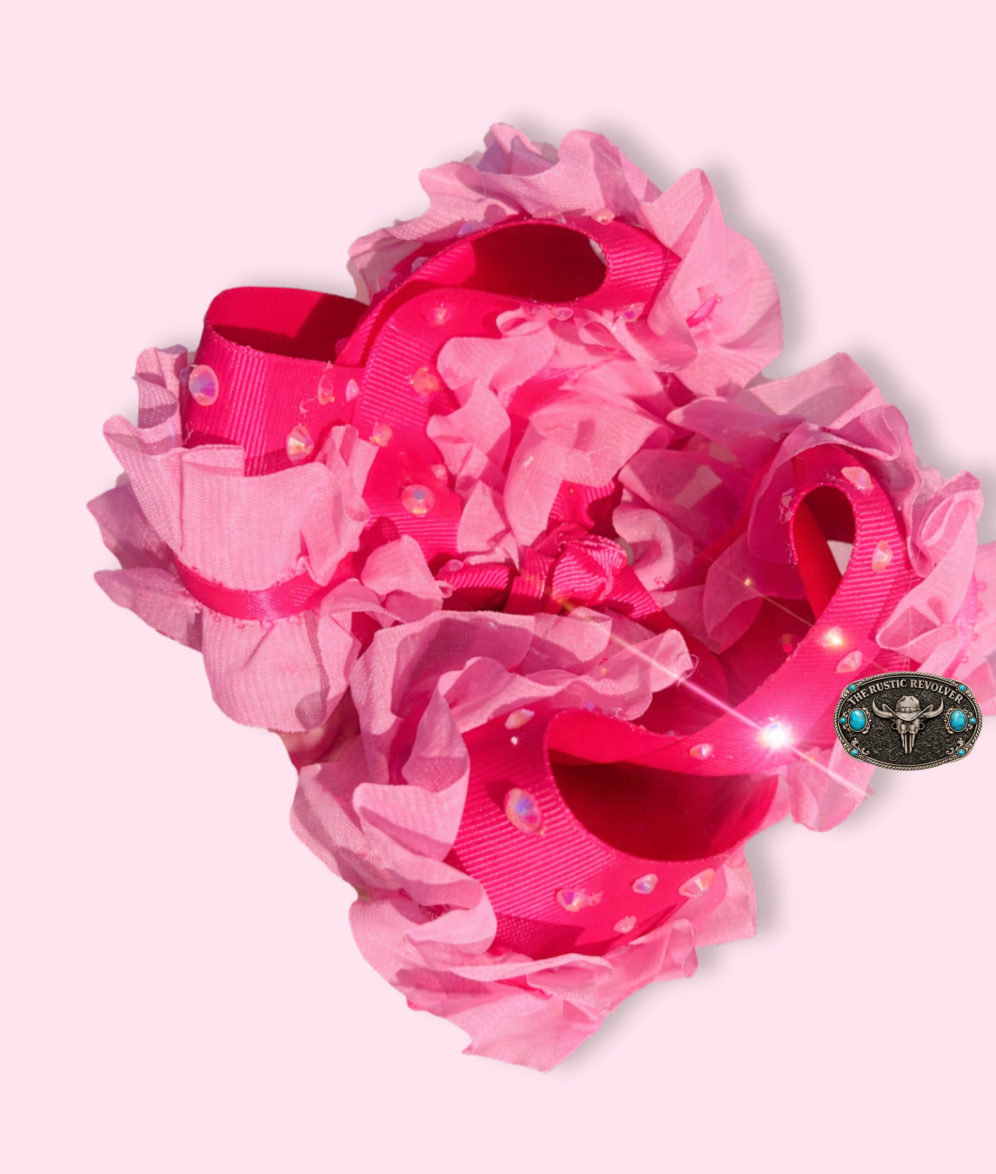 Large Pink 5” Bow