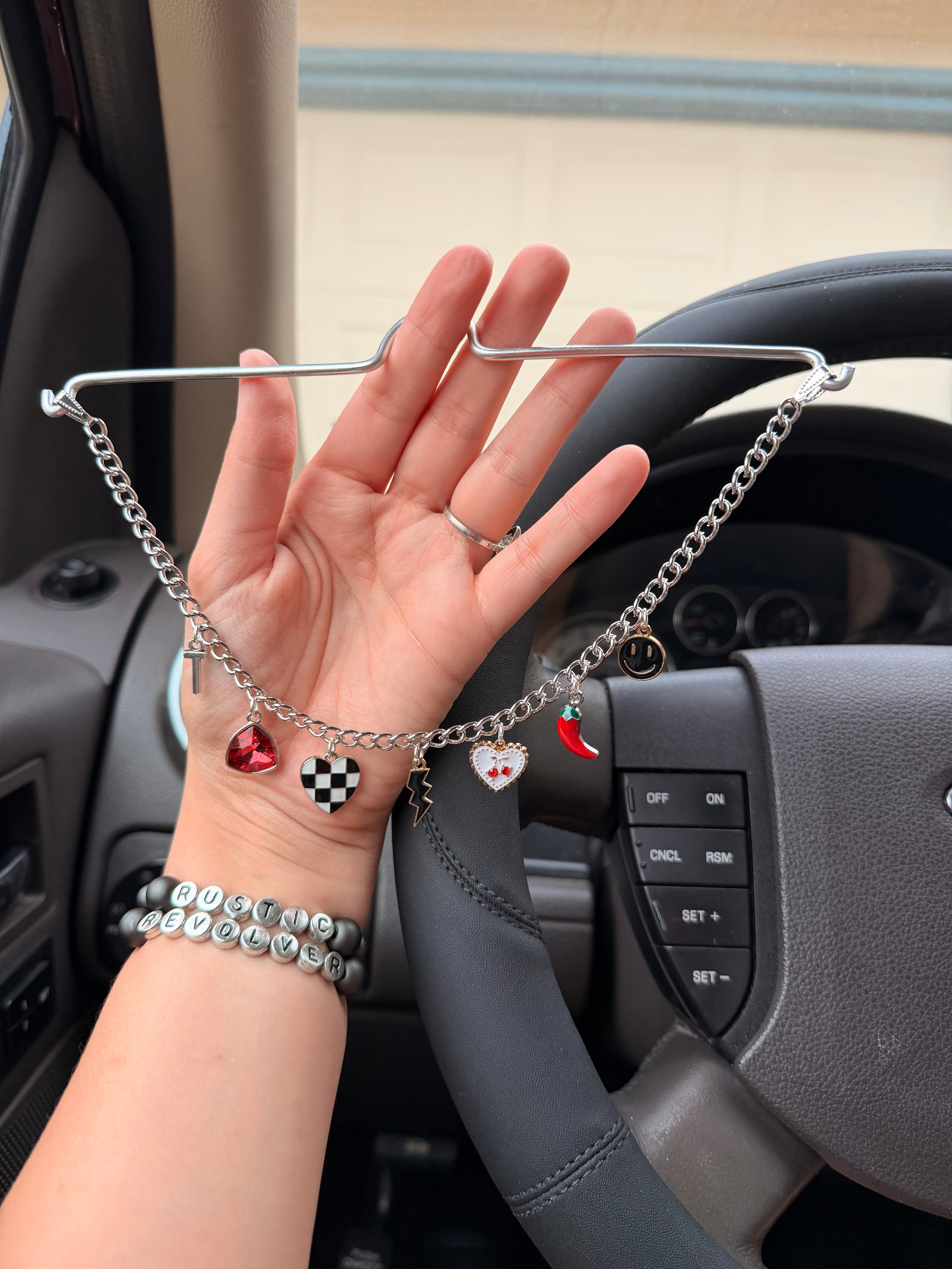 Rearview Mirror Car Charm