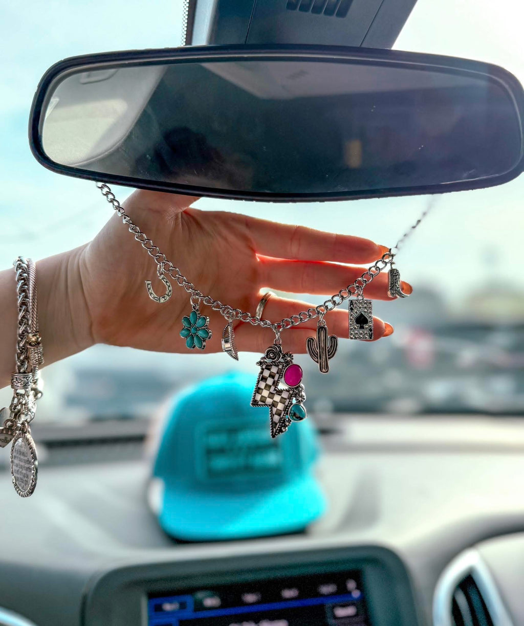 Rearview Mirror Car Charm
