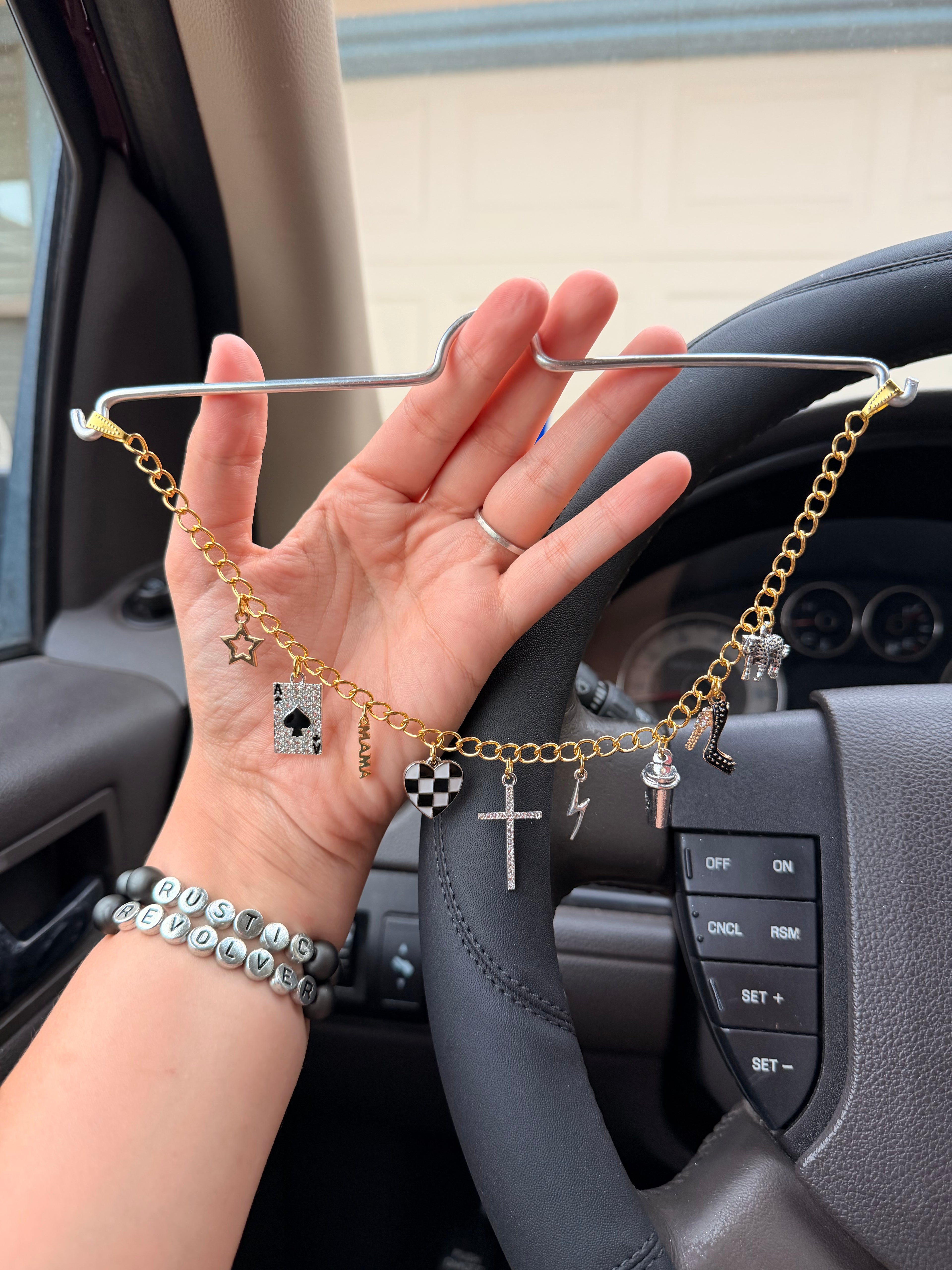 Rearview Mirror Car Charm