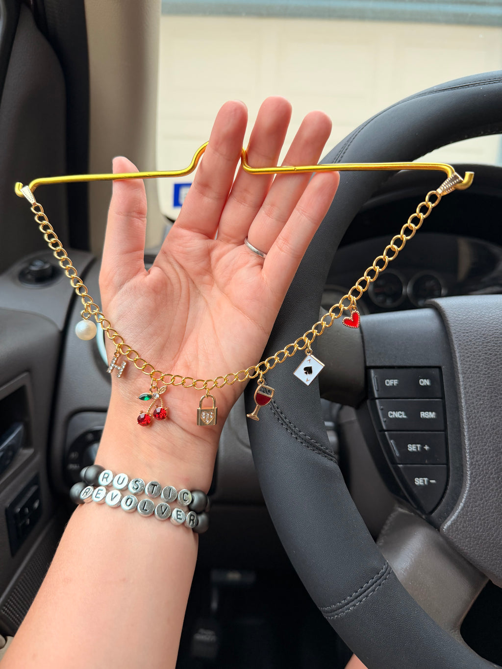 Rearview Mirror Car Charm