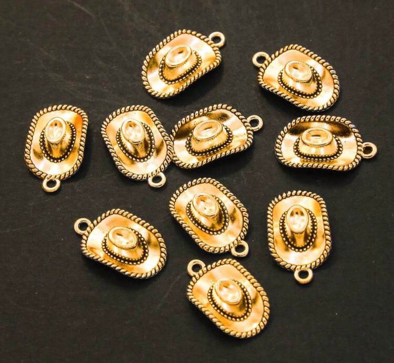 Gold Western Charms