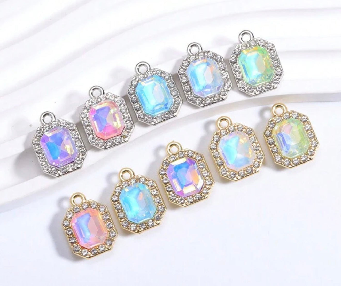 AB Rhinestone Charm