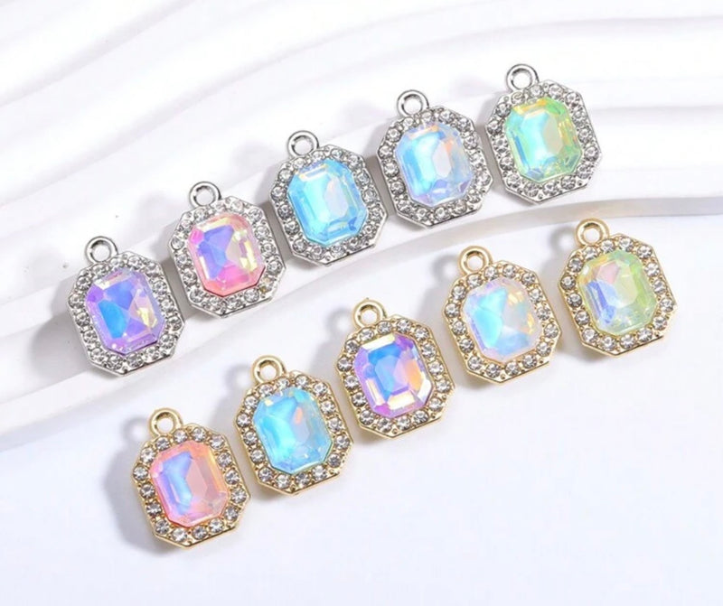 AB Rhinestone Charm