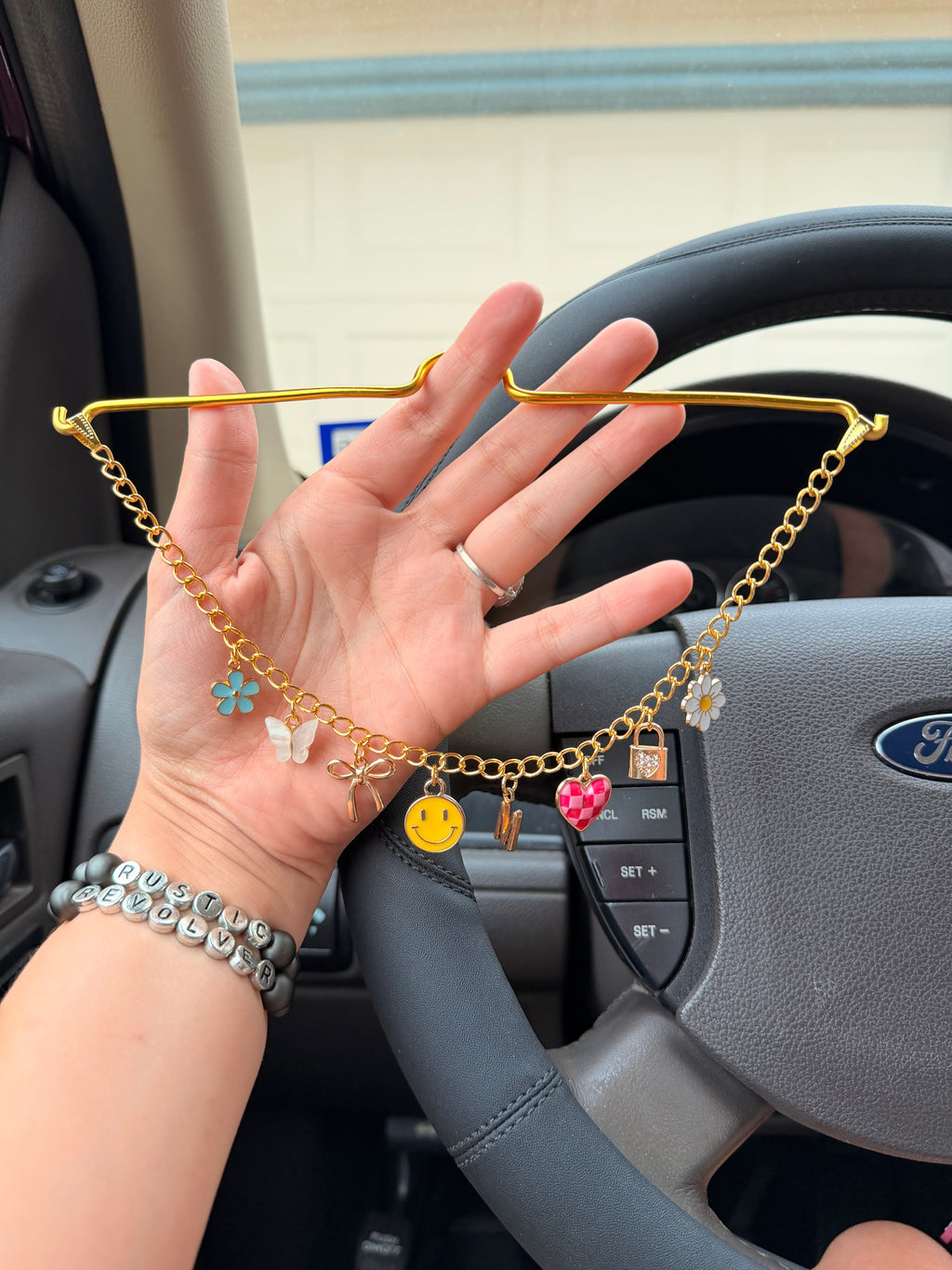 Rearview Mirror Car Charm