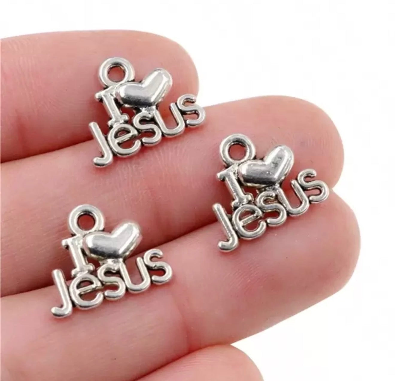 I Heart Jesus Charm