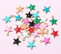 Enamel Filled Star Charm