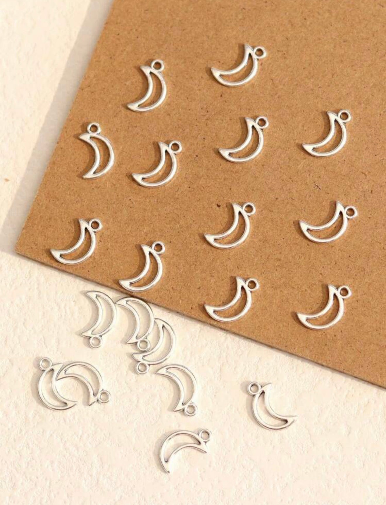 Silver Moon Charms