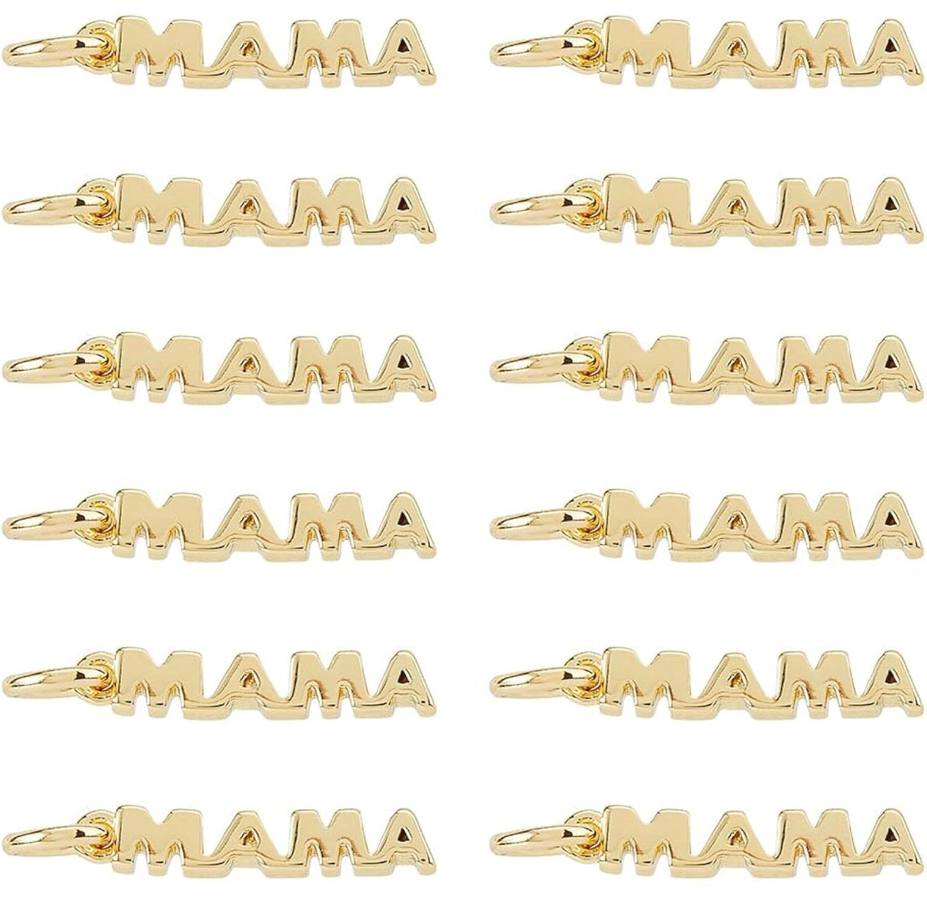 Gold MAMA Charm