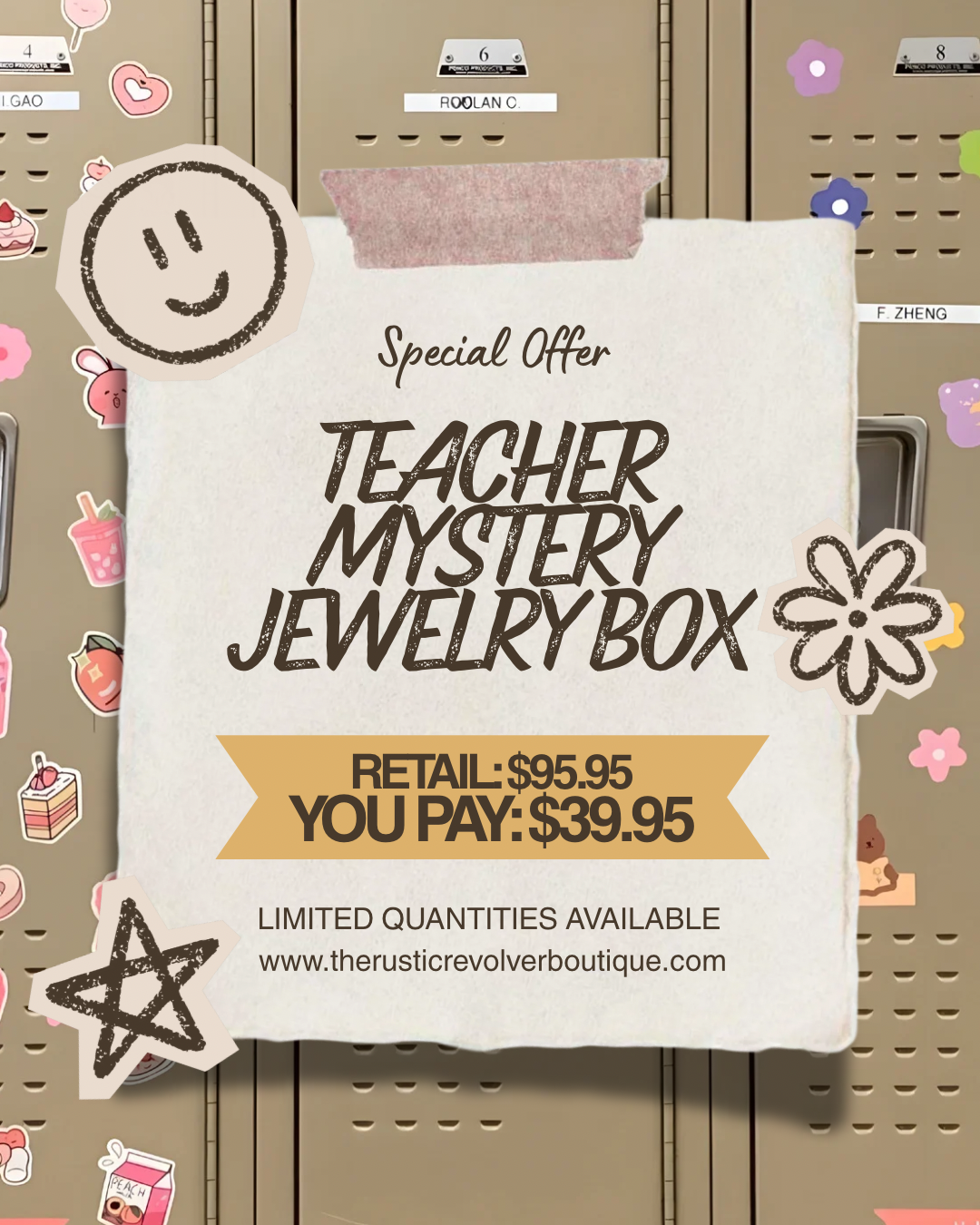 Teacher Mystery Jewelry Box