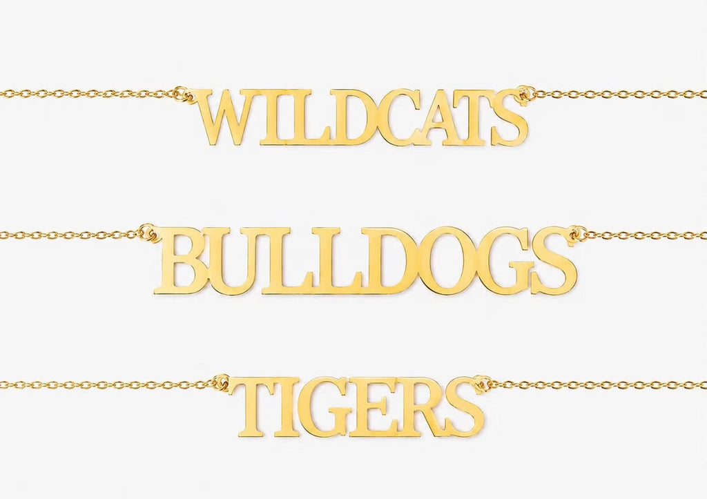 CUSTOM School Spirit Necklace (Pre-Order)
