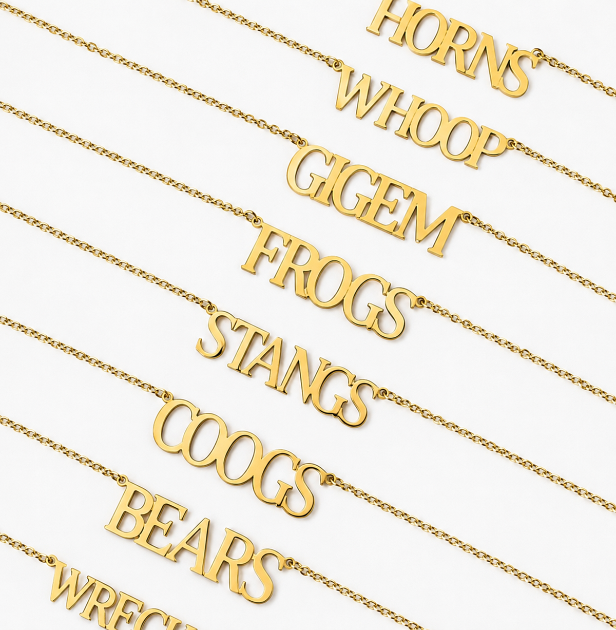 CUSTOM School Spirit Necklace (Pre-Order)