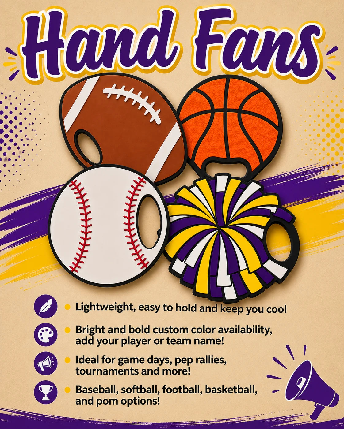 CUSTOM Hand Fans