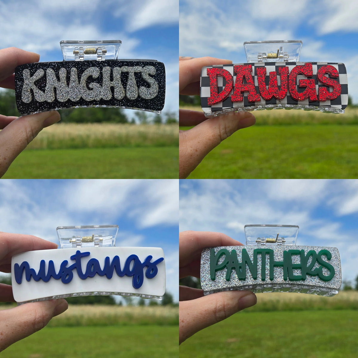 CUSTOM 4” Claw Clip