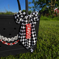 CUSTOM Mascot Keychain + Bow