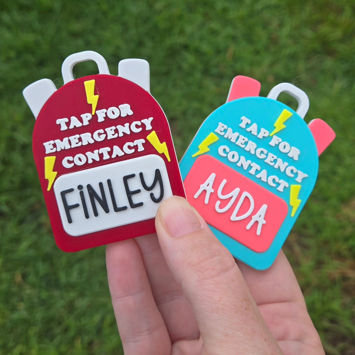 CUSTOM NFC Contact Bag Tag