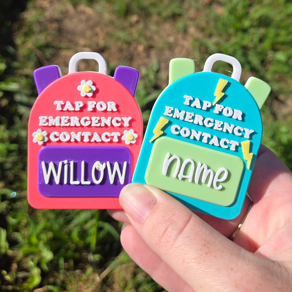 CUSTOM NFC Contact Bag Tag