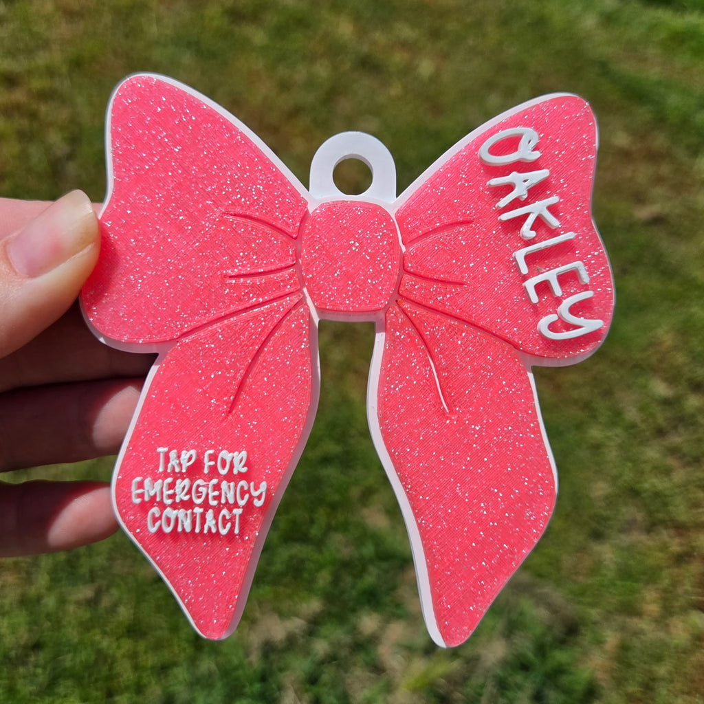 CUSTOM NFC Bow Bag Tag
