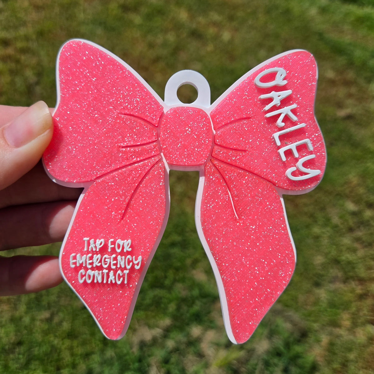 CUSTOM NFC Bow Bag Tag