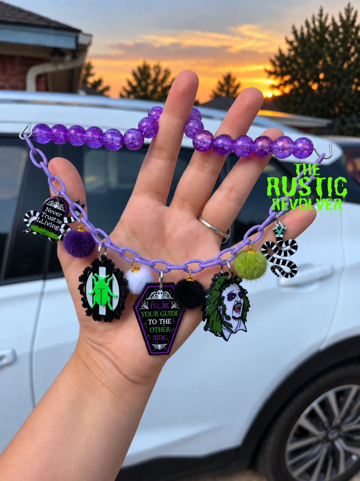 🪲⚰️ BEETLEJUICE CAR CHARM ⚰️🪲
