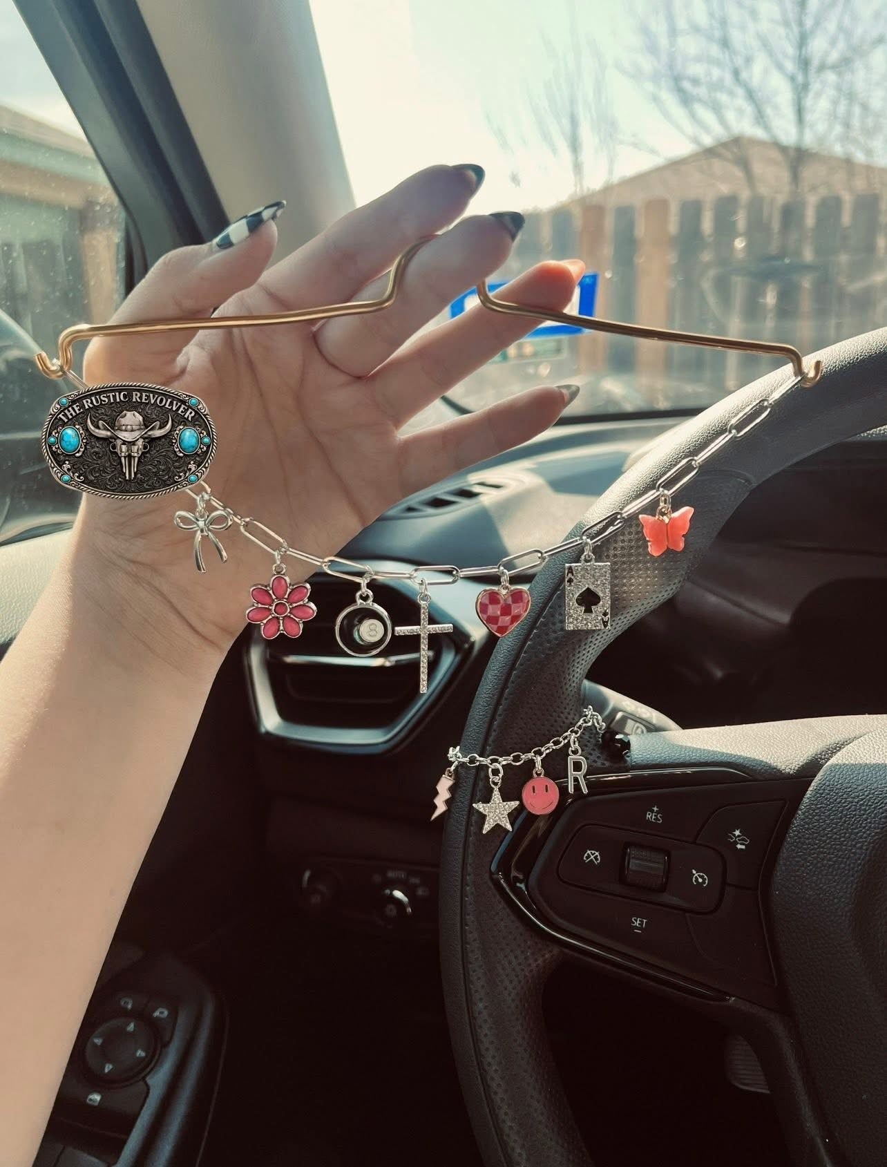 Rearview Mirror Car Charm